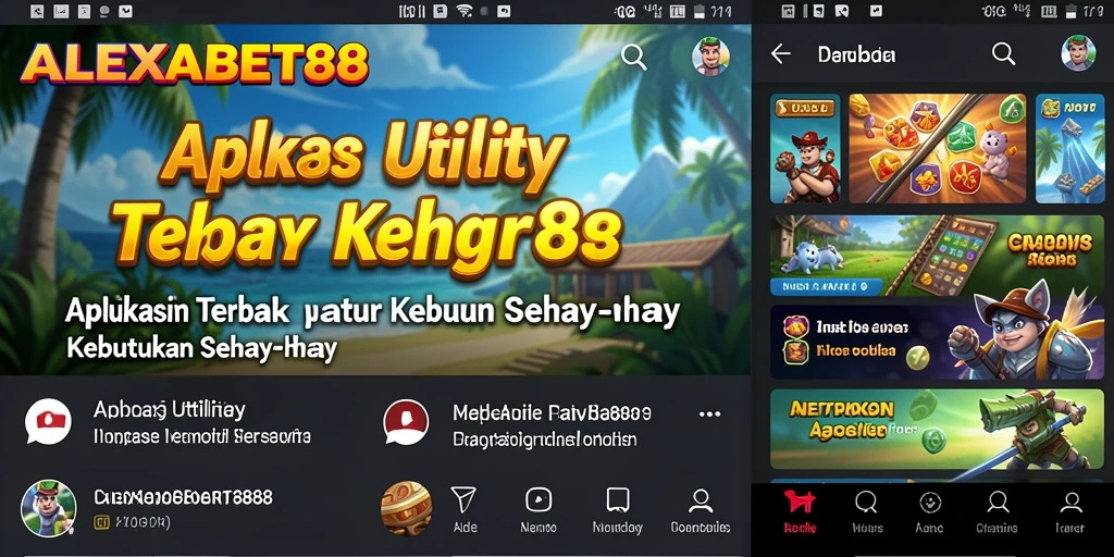Screenshot ALEXABET88 menampilkan antarmuka utama yang mudah digunakan.