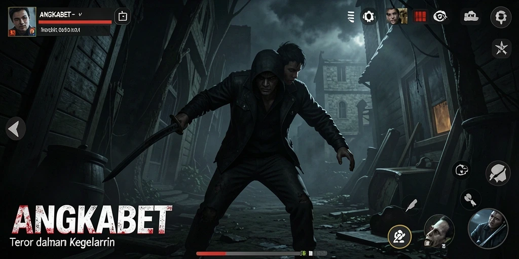Tampilan menyeramkan dari gameplay ANGKABET yang menggugah adrenalin.