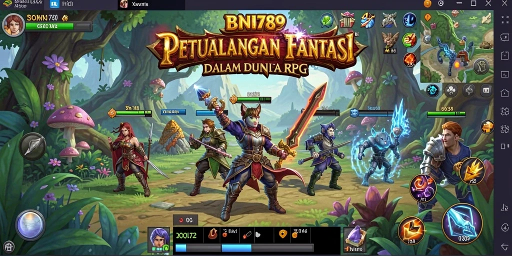Gameplay seru dalam BNI789 menunjukkan aksi RPG yang mendebarkan.