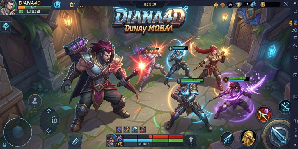 Gameplay seru dan mendebarkan di dunia <strong>DIANA4D</strong>