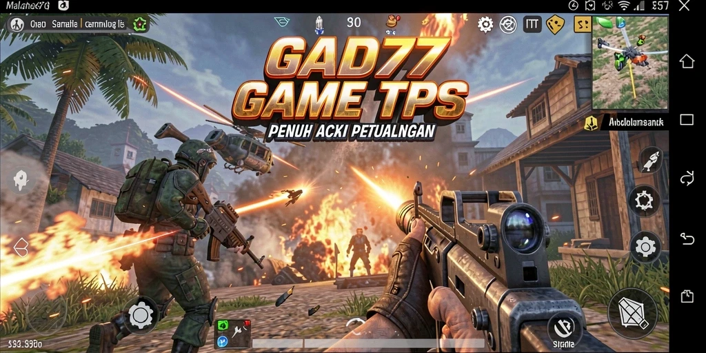 Gameplay menegangkan di GOD77 dengan aksi tembak-menembak yang intens.