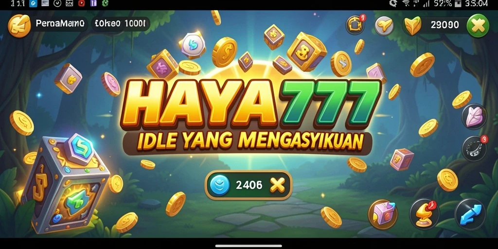 Tampilan gameplay HAYA777 menunjukkan kemajuan dalam mengumpulkan sumber daya.