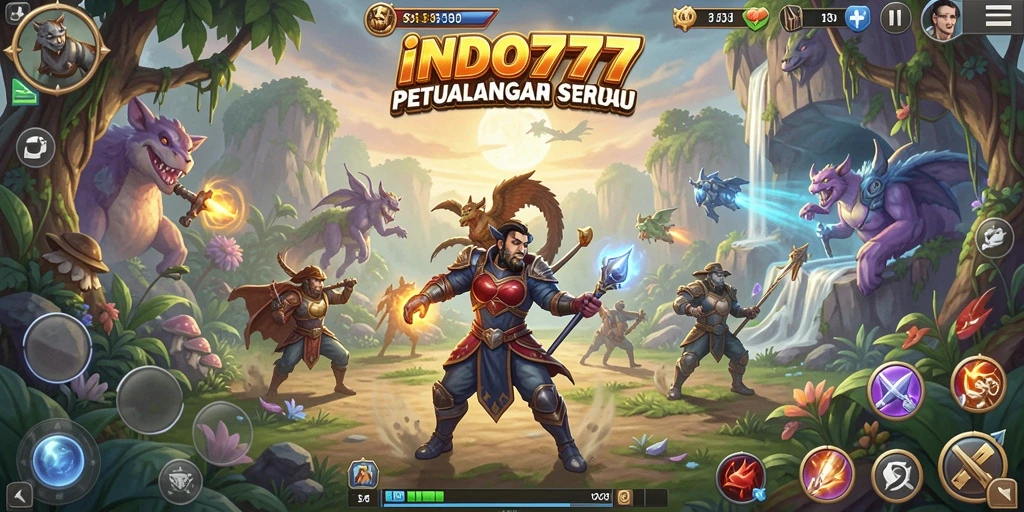 Tampilan utama gameplay <strong>INDO777</strong> yang menakjubkan dan mengasyikkan.