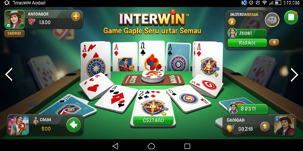 Tampilan gameplay Gaple yang seru dan interaktif.