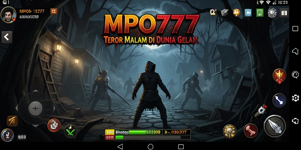 Tangkapan layar MPO777 menampilkan suasana mencekam di gameplay Horror.