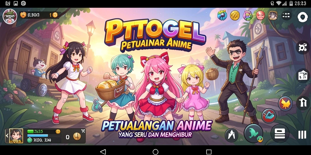 Tampilan dinamis dari gameplay PTTOGEL yang penuh aksi.