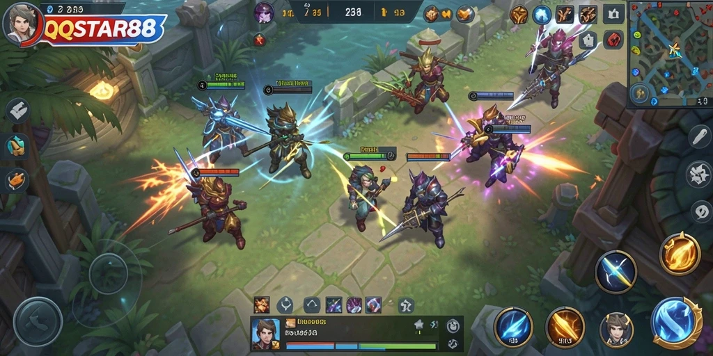 Tampilan gameplay QQSTAR88 yang menakjubkan dan mendebarkan.