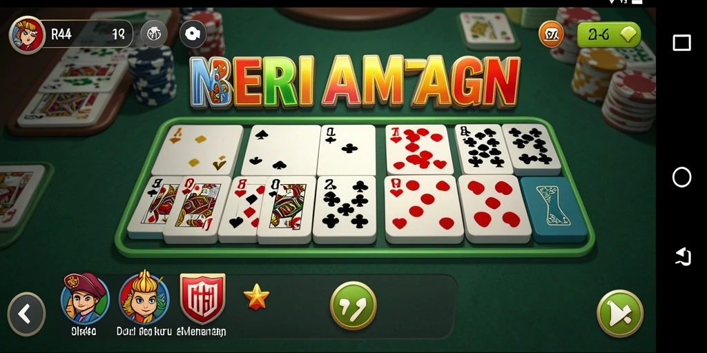 Tampilan gameplay RR44 menampilkan aksi seru dalam permainan Domino.