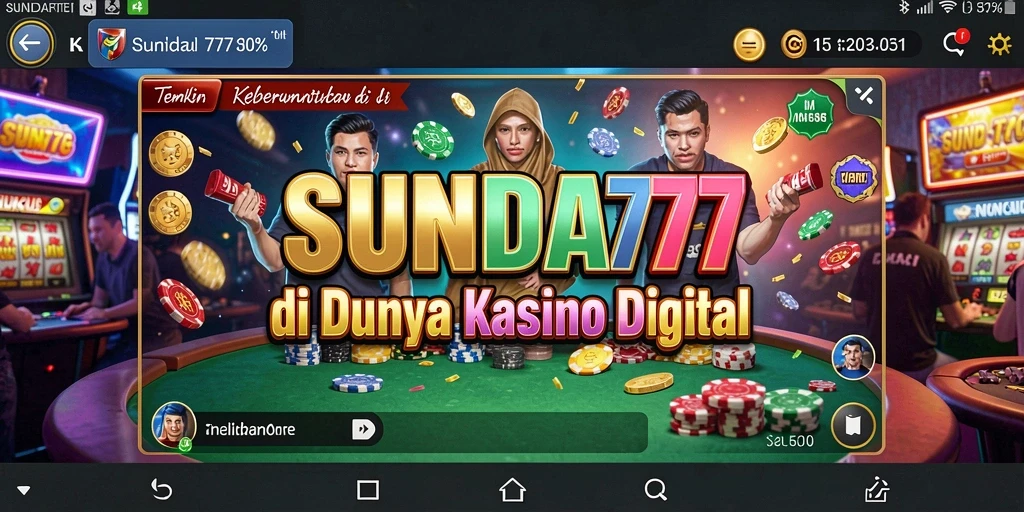 Tampilan menarik dari gameplay Kasino di SUNDA777.