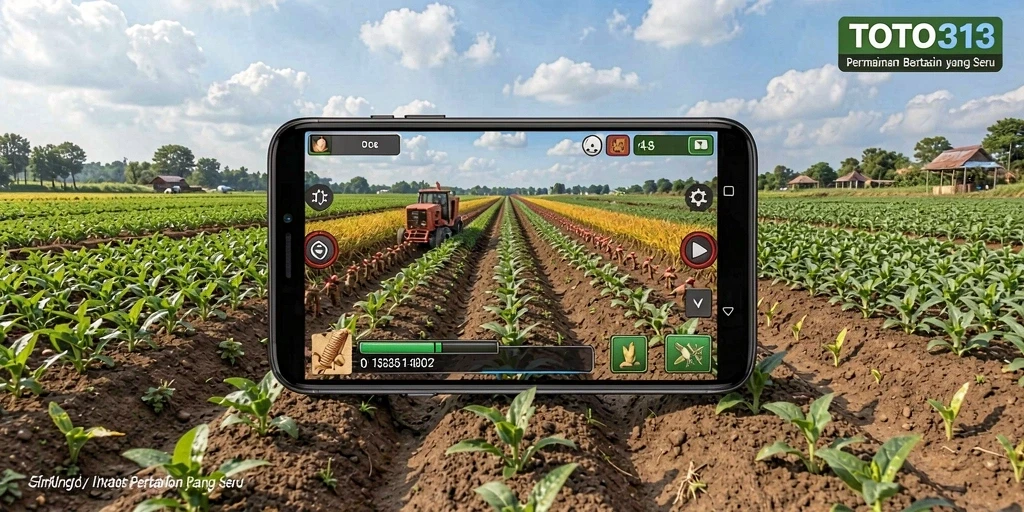 Screenshot TOTO313 menampilkan gameplay bertani yang menarik dan interaktif.